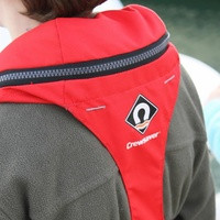 Genuine Premium Crewsaver Crewfit Junior (Child)150N Red Automatic with Crutch Strap, Chin Support, Harness Loop - Centre Metal Buckle Adjuster Lifejacket