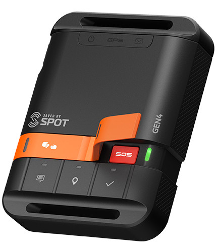 Saved by Spot - SPOT Gen4 lets family, friends and colleagues know you are okay, or if the unexpected should happen raise an alert utilising the a global Globalstar satellite network. SOS feature- ready for activation.